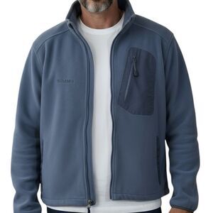 Simms Men's Windstopper Gray Fleece Jacket Large
